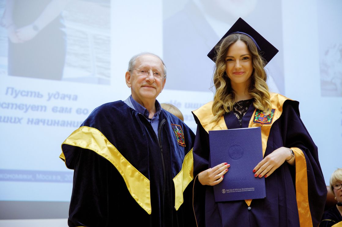 Николай Берзон с выпускницей